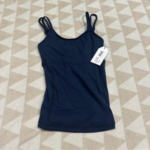 Universal standard next to naked tank top navy blue